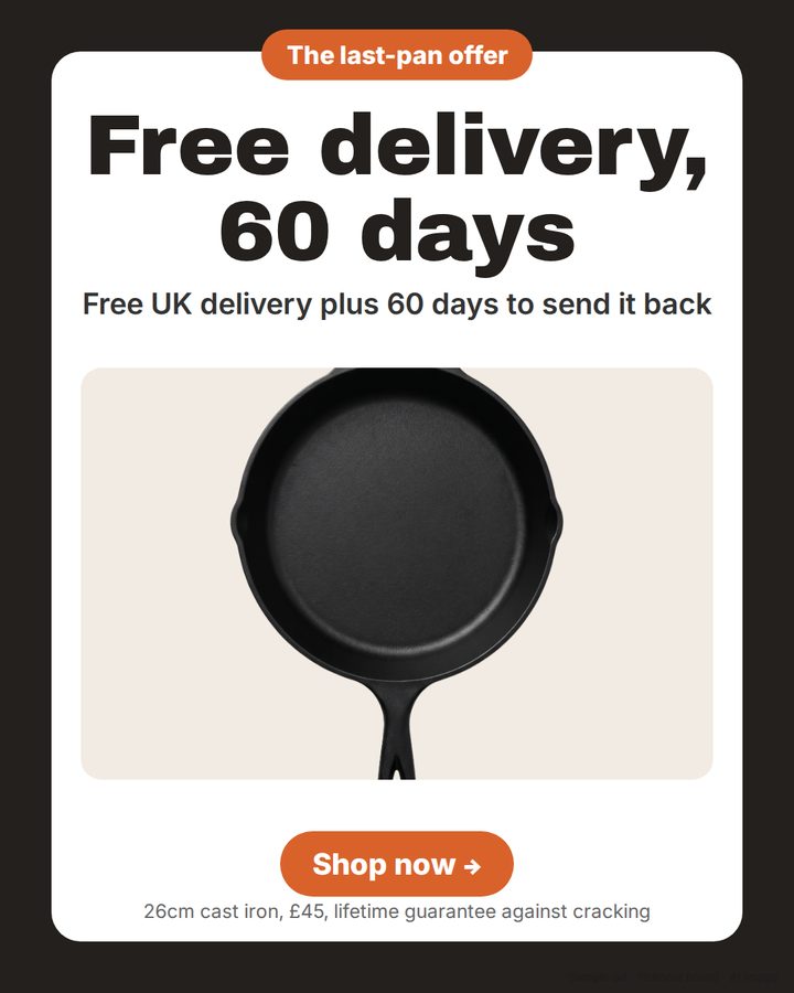 Example ad from a demo brand