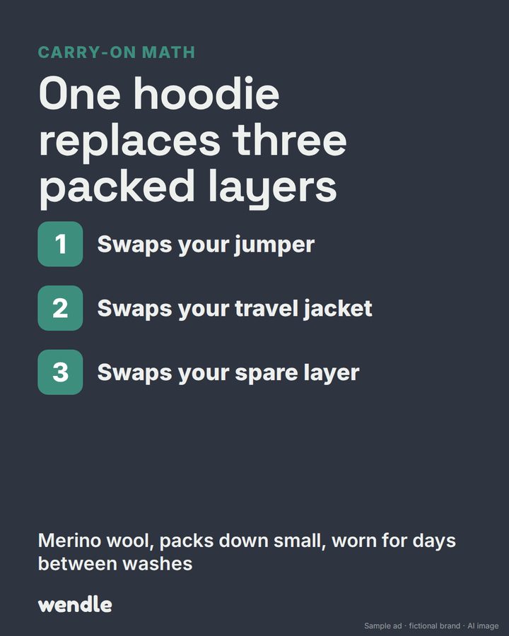 Example ad from a demo brand
